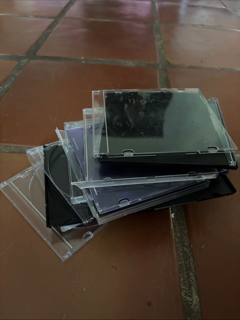 Clear and Black CD/DVD Jewel Cases - Pack of 13 pieces